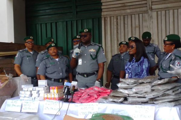 MMAC CUSTOMS AREA COMMAND HANDS OVER SEIZED DRUGS VALUED AT #4.5 BILLION TO NAFDAC.
